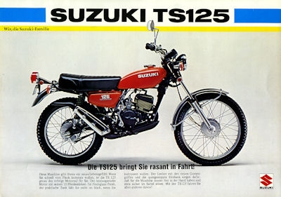 Suzuki TS 125 Prospekt 1976