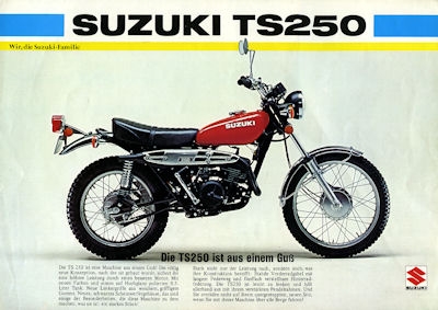 Suzuki TS 250 Prospekt 1976