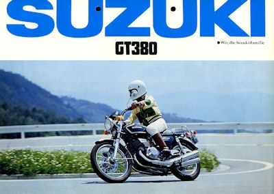 Suzuki GT 380 brochure 1976