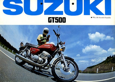 Suzuki GT 500 brochure 1976