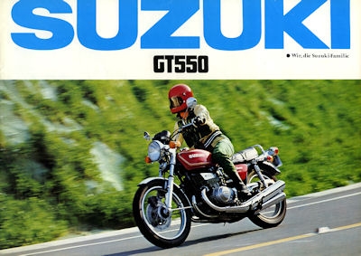 Suzuki GT 550 Prospekt 1976