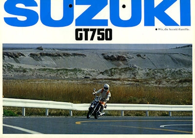 Suzuki GT 750 brochure 1976