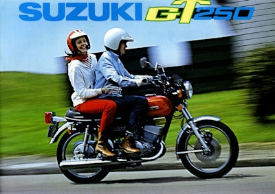 Suzuki GT 250 brochure 1977