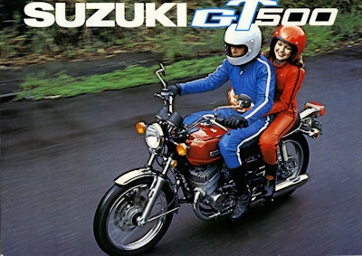 Suzuki GT 500 brochure 1977