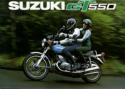 Suzuki GT 550 Prospekt 1977