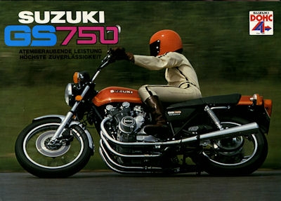 Suzuki GS 750 brochure 1977