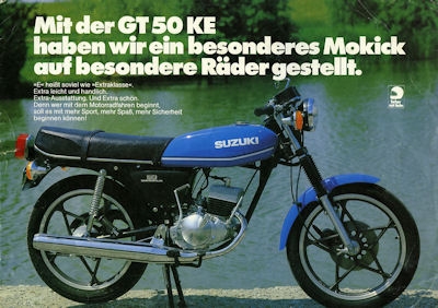 Suzuki GT 50 KE brochure 1978