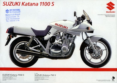 Suzuki Katana 1100 S Prospekt 1985