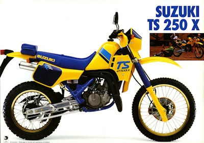 Suzuki TS 250 X Prospekt 1989