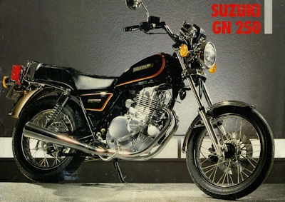 Suzuki GN 250 brochure 1990