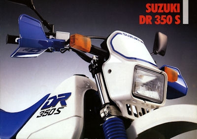 Suzuki DR 350 S brochure 1990