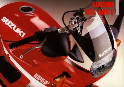 Suzuki GSX 600 F brochure 1990