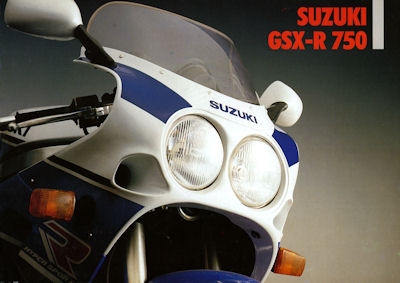 Suzuki GSX 750 F brochure 1990