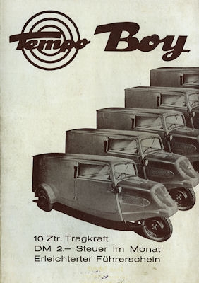 Tempo Boy brochure 5.1950