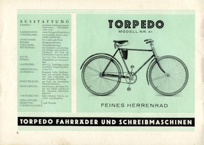 Torpedo bicycle program 8.1928