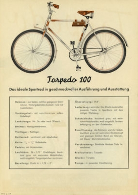 Torpedo Fahrrad Programm 5.1939
