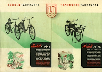Torpedo Fahrrad Programm ca. 1939