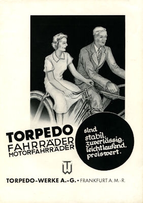Torpedo Fahrrad und Motorrad Prospekt 4.1941