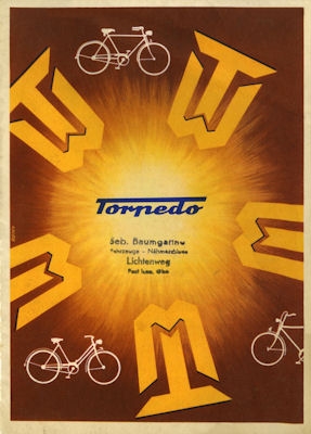 Torpedo Fahrrad Prospekt 7.1953