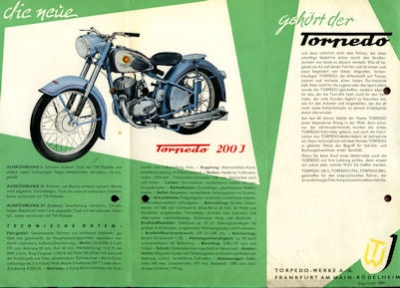 Torpedo 175 S Prospekt ca. 1953