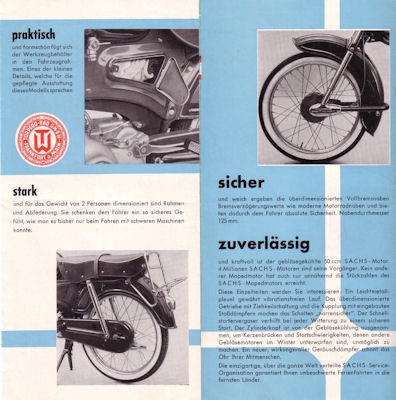 Torpedo Moped Prospekt 1961