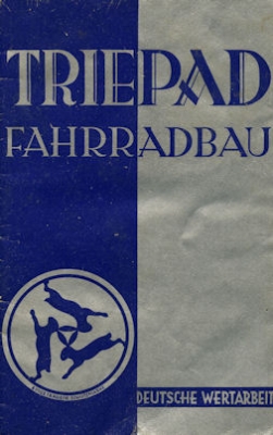 Triepad Fahrrad Programm 1938