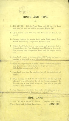 Tyrus Silver Prince Leightweight Prospekt 1921