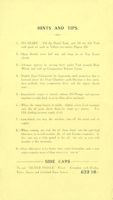 Tyrus Silver Prince Leightweight Prospekt 1921