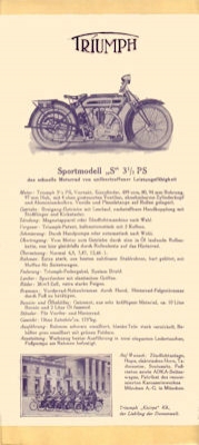 Triumph program 1926