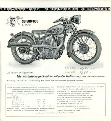 UT 350-500 ccm brochure 1936