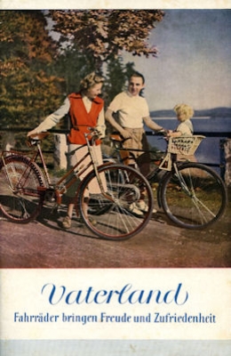 Vaterland bicycle and motorcycle brochure 1953