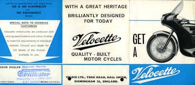 Velocette program 1967