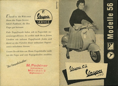 Vespa program 1956