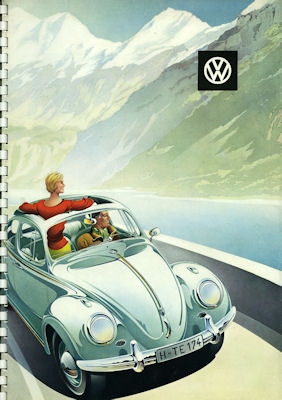 VW Käfer Prospekt ca. 1959