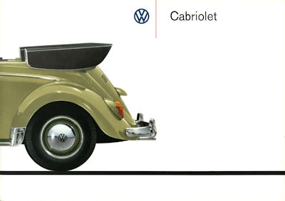 VW Käfer Cabriolet brochure 1961