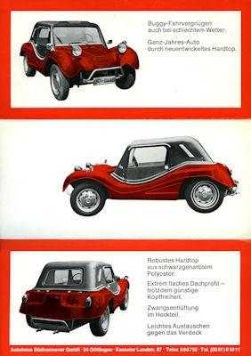 VW Buggy brochure ca. 1970