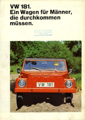 VW 181 brochure 8.1969