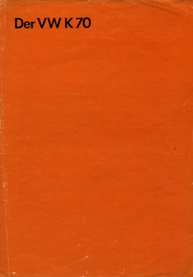 VW K 70 Prospekt 10.1970