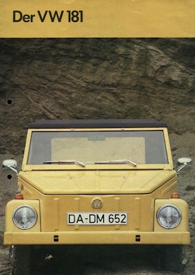 VW 181 Prospekt 8.1970