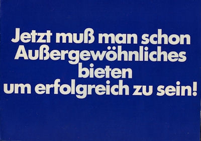 VW Programm 1978