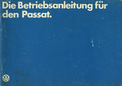 VW Passat owner`s manual 1980