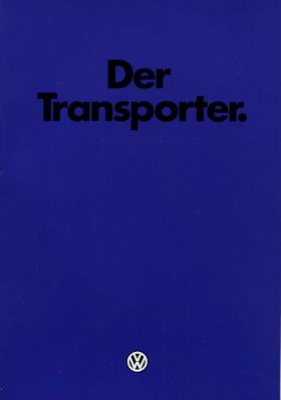VW T 3 Transporter Prospekt 8.1981