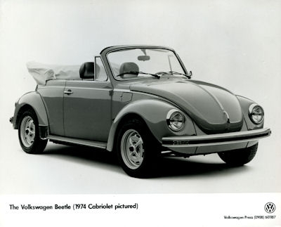 Foto VW Käfer Cabriolet 1974