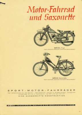 Walter Möve program 1940