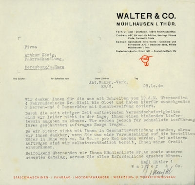 Walter letter 10.1940