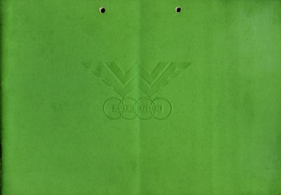 Wanderer Programm 6 Zylinder 12.1936