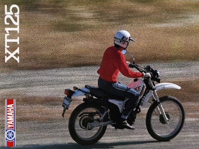 Yamaha XT 125 Prospekt 1982