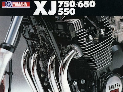 Yamaha XJ 750 / 650 / 550 brochure 1982