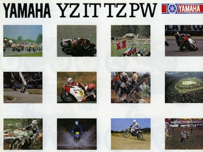 Yamaha YZ IT TZ PW Prospekt 1983