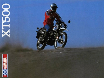 Yamaha XT 500 brochure 1985